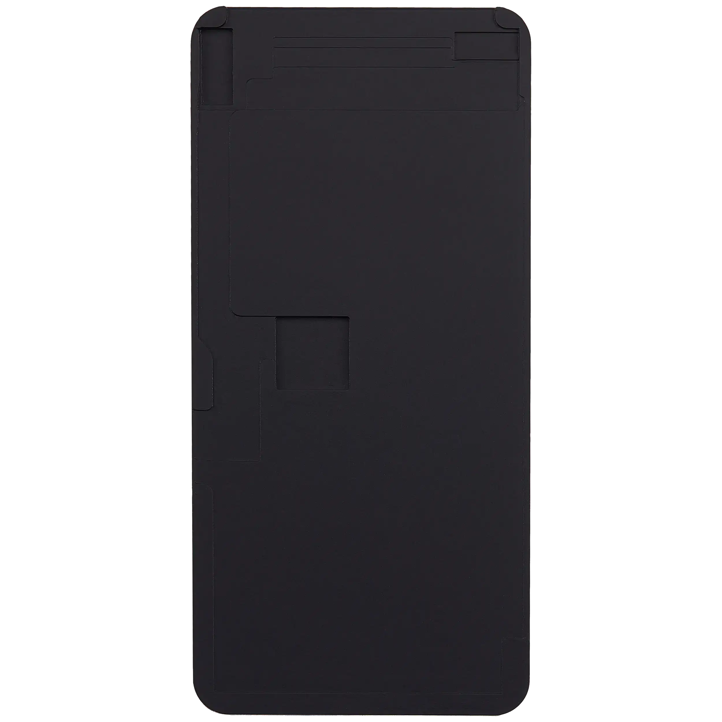 Schwarze Silikonmatte für iPhone 11 Pro