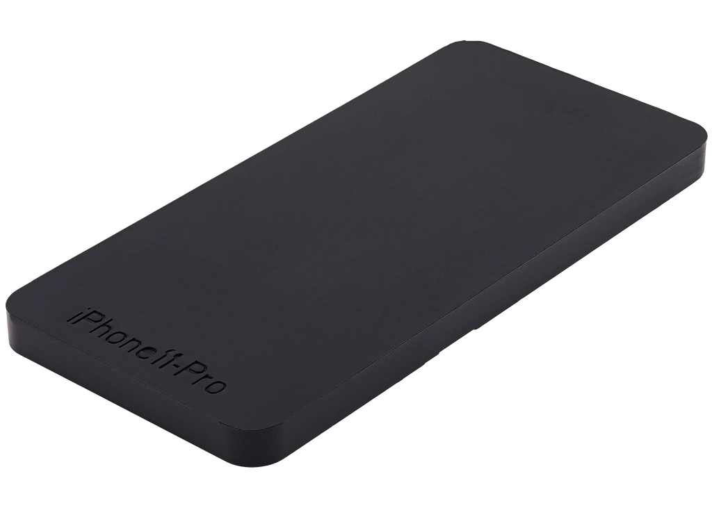 Schwarze Silikonmatte für iPhone 11 Pro