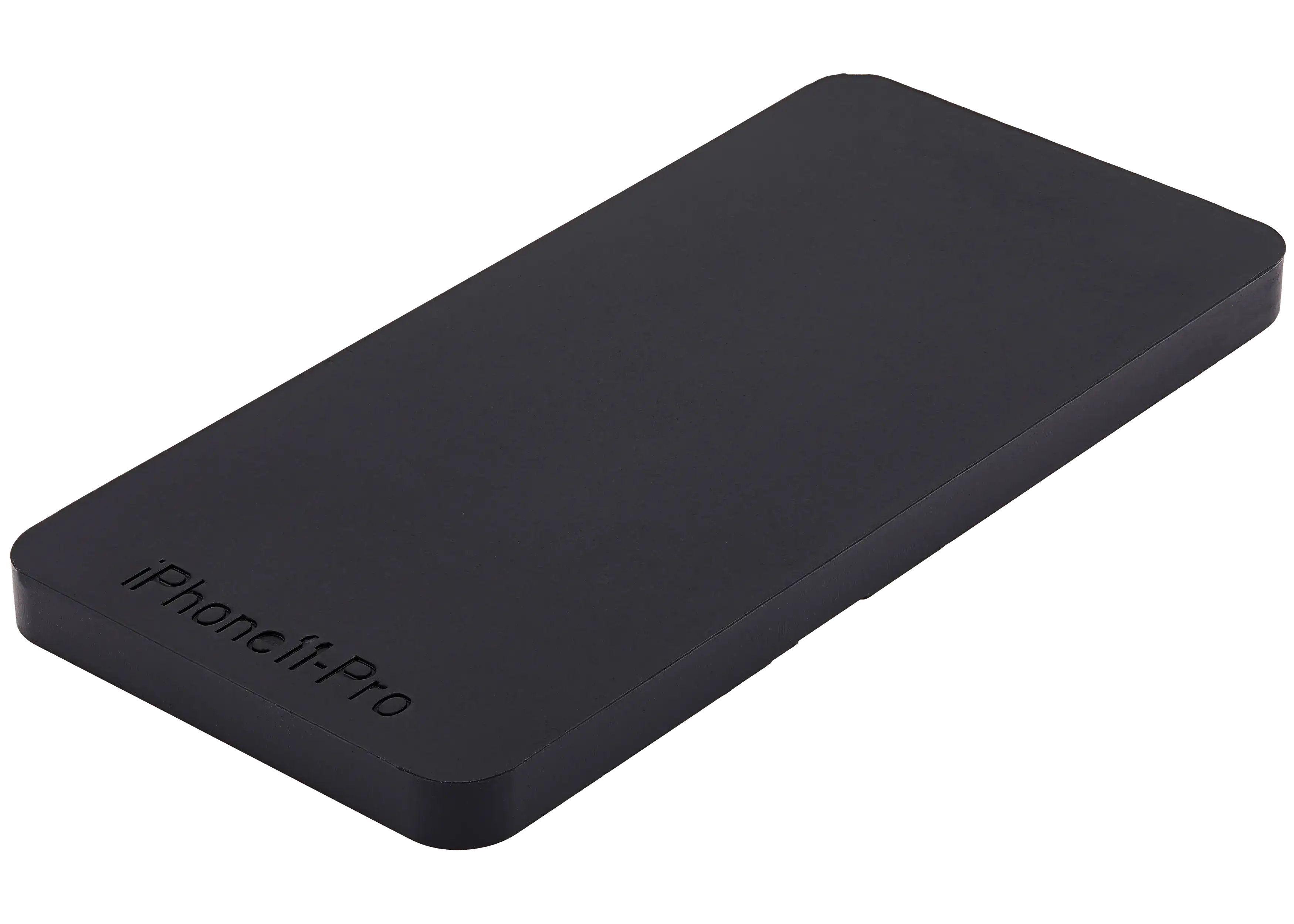 Schwarze Silikonmatte für iPhone 11 Pro