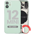 Back Cover/Frame with Small Parts for iPhone 12 Mini (EU / Global Version) (Aftermarket Plus) (Green)