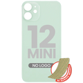 Backcover mit 3M-Haftkleber für iPhone 12 Mini (ohne Logo / große Kameraaussparung) (Grün)