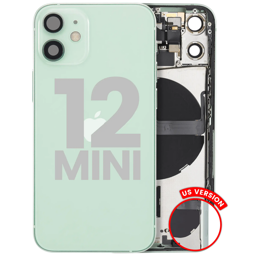 Gebrauchter Ausbau/Pull Qualität A – iPhone 12 Mini Backcover/Rahmen Grün