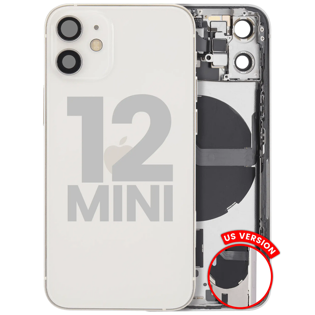 Gebrauchter Ausbau/Pull Qualität A – iPhone 12 Mini Backcover/Rahmen Weiß