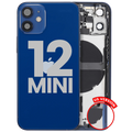 Backcover/Rahmen + Kleinteile iPhone 12 Mini US Blau OEM B