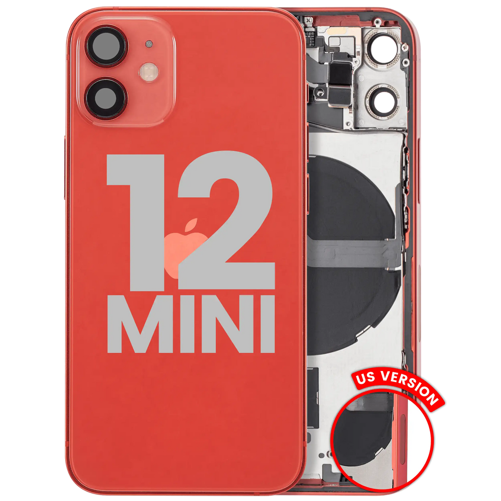 Gebrauchter Ausbau/Pull Qualität B – iPhone 12 Mini Backcover/Rahmen Rot