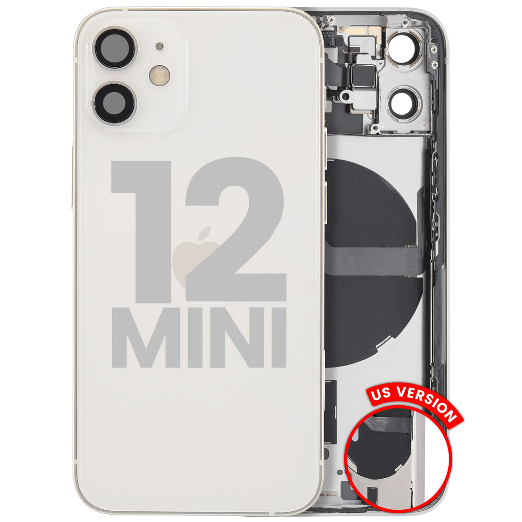 Gebrauchter Ausbau/Pull Qualität B – iPhone 12 Mini Backcover/Rahmen Weiß