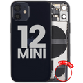 Back Cover/Frame with Small Parts for iPhone 12 Mini (US Version) (Used OEM Pull: Quality Grade C) (Black)