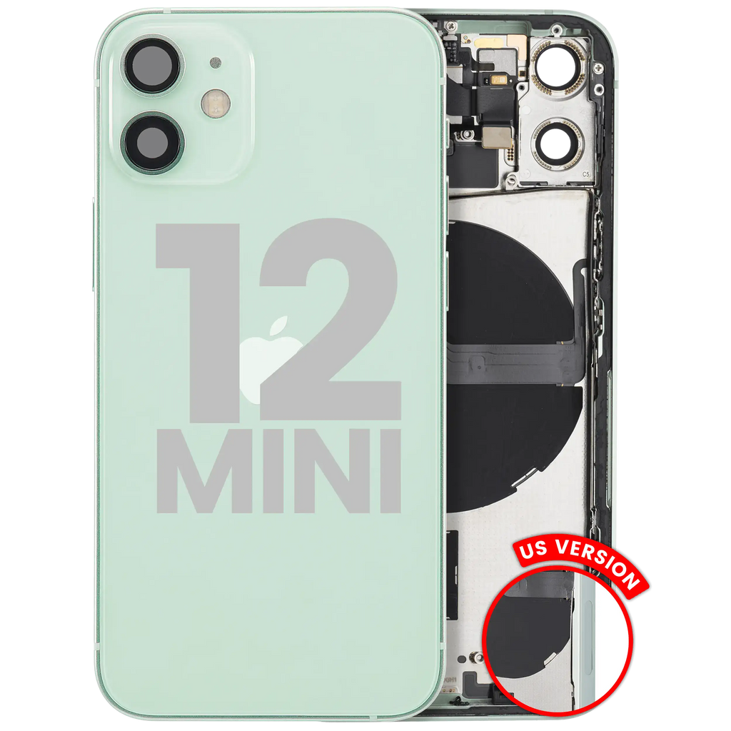 Gebrauchter Ausbau/Pull Qualität C – iPhone 12 Mini Backcover/Rahmen Grün