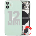 Back Cover/Frame with Small Parts for iPhone 12 Mini (US Version) (Used OEM Pull, C Quality) (Green)