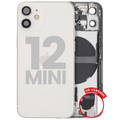 iPhone 12 Mini US Backcover/Rahmen inkl. Kleinteile Weiß OEM Pull C
