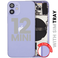 Backcover/Rahmen mit Kleinteilen iPhone 12 Mini OEM Pull B Lila