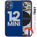 Backcover/Rahmen mit Ladebuchse-Flex & Kleinteilen iPhone 12 Mini-Blau OEM A