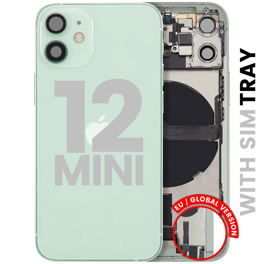 Original Apple-Ausbau B gebraucht – iPhone 12 Mini EU / Backcover/Rahmen Grün