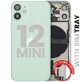 Backcover mit Ladebuchse Flexkabel für iPhone 12 Mini Grün OEM Pull B