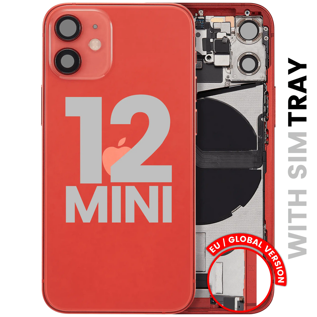 Original Apple-Ausbau B gebraucht – iPhone 12 Mini EU / Backcover/Rahmen Rot