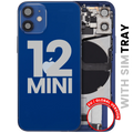 Original Apple-Ausbau C gebraucht – iPhone 12 Mini EU / Backcover/Rahmen Blau