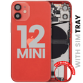 Backcover+Rahmen mit Ladebuchse iPhone 12 Mini Rot OEM Pull C