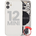 Backcover/Rahmen m. Ladebuchse-Flex f. iPhone 12 Mini (US) OEM A Weiß