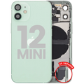 Backcover/Rahmen m. Ladebuchse-Flex f. iPhone 12 Mini US Grün OEM C