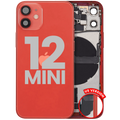 Back Cover/Frame with Charging Port Flex Cable & Small Parts for iPhone 12 Mini (US Version) (used OEM removal, Grade C) (Red)