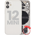 Rückhülle mit Ladebuchse Flex & Kleinteile iPhone 12 Mini Weiß OEM Pull C