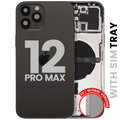 Backcover/Rahmen iPhone 12 Pro Max Graphit OEM Pull A gebraucht