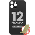 Backcover 3M-Kleber f. iPhone 12 Pro Max o. Logo gr. Kamera Graphit