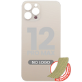 Backcover mit 3M-Kleber für iPhone 12 Pro Max (ohne Logo, großes Kameraloch) (Go