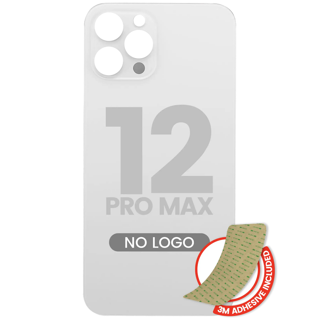 Backcover mit 3M-Kleber für iPhone 12 Pro Max (Ohne Logo / Große Kameraöffnung)