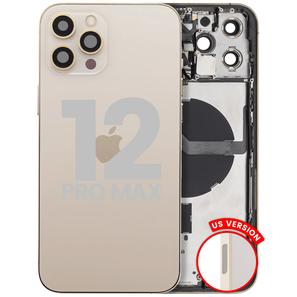 Gebrauchter Ausbau/Pull Qualität B – iPhone 12 Pro Max Backcover/Rahmen Gold