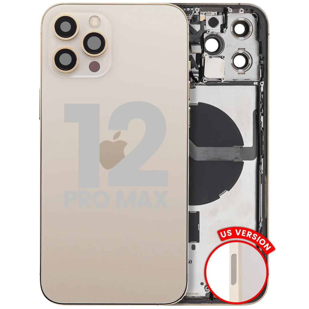 Gebrauchter Ausbau/Pull Qualität C – iPhone 12 Pro Max Backcover/Rahmen Gold