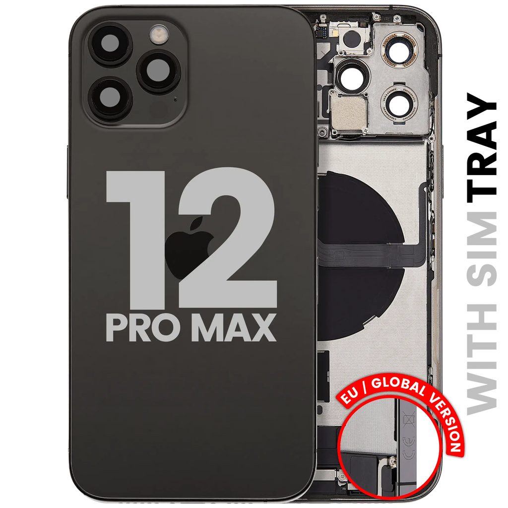 Original Apple-Ausbau A gebraucht – iPhone 12 Pro Max Backcover/Rahmen Graphit