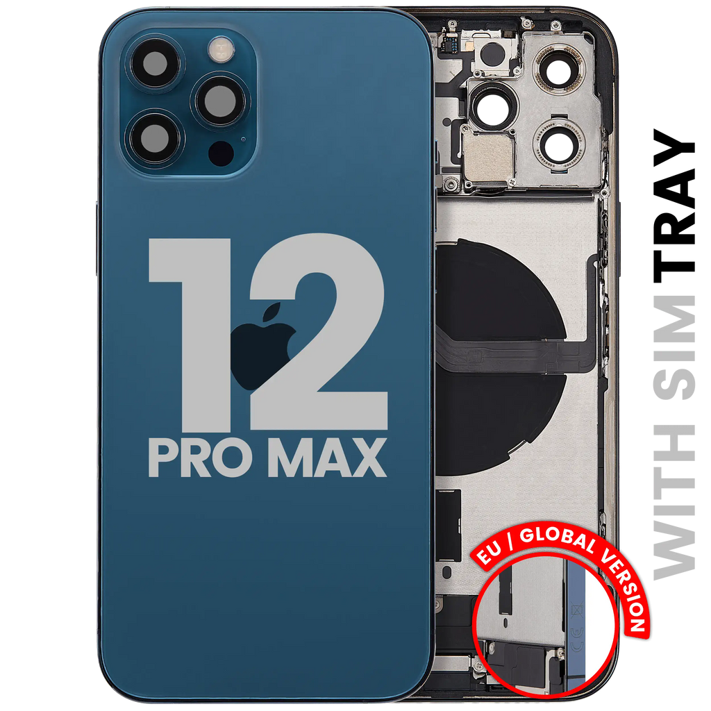 Original Apple-Ausbau B gebraucht – iPhone 12 Pro Backcover/Rahmen Pacific Blau