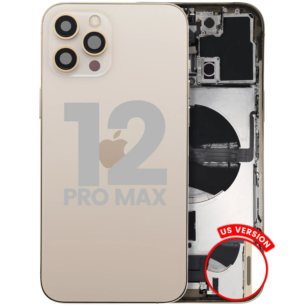 Original Apple-Ausbau B gebraucht – iPhone 12 Pro Max Backcover/Rahmen Gold