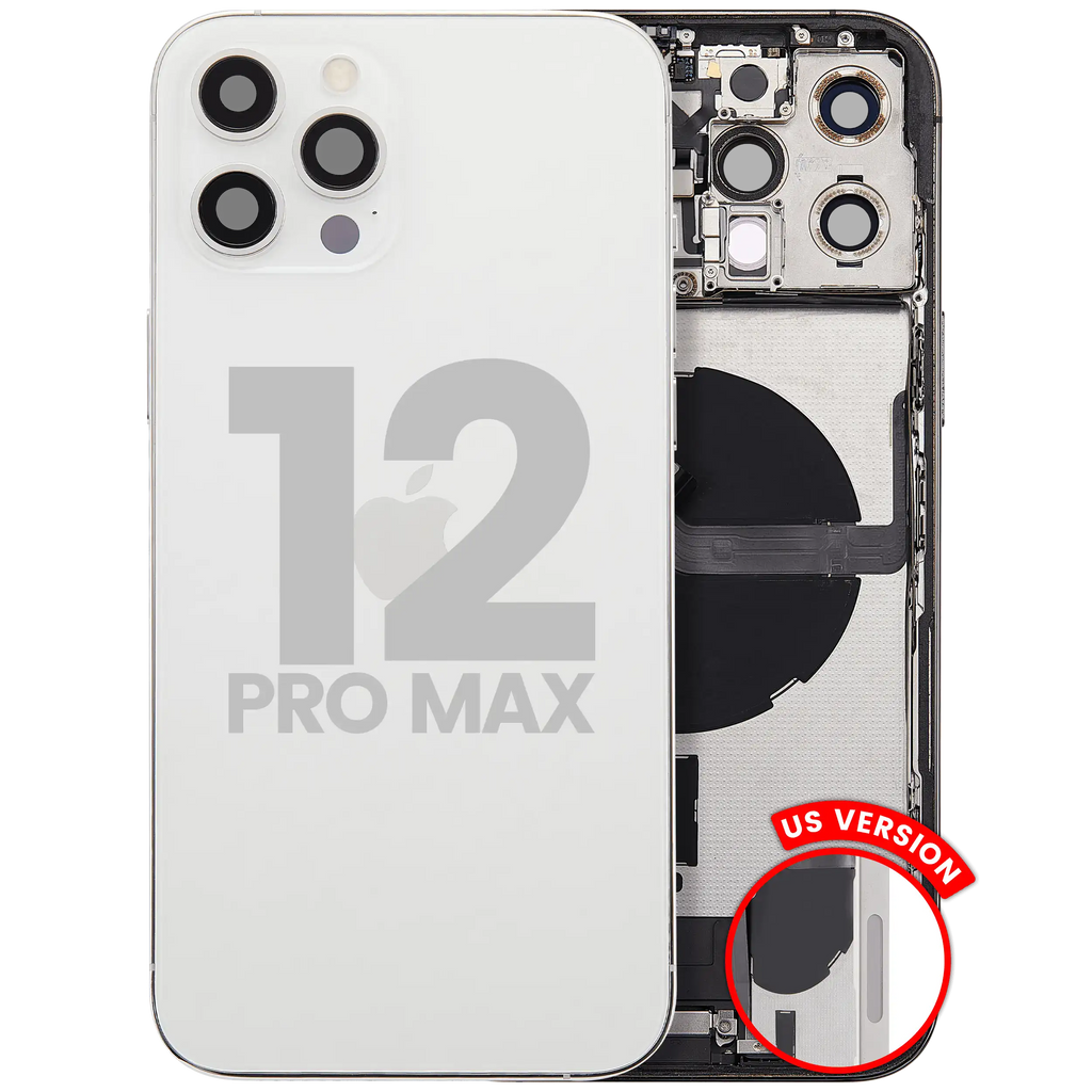 Original Apple-Ausbau B gebraucht – iPhone 12 Pro Max Backcover/Rahmen Silber