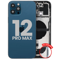 Backcover/Rahmen m. Ladebuchse-Flex f. iPhone 12 Pro Max OEM Pull C Pacific Blue