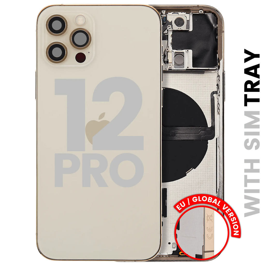 Original Apple-Ausbau B gebraucht – iPhone 12 Pro EU / Backcover/Rahmen Gold