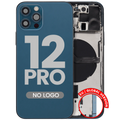 Back Cover/Frame with Small Parts for iPhone 12 Pro (EU / Global Version) (Aftermarket Plus) (Pacific Blue)