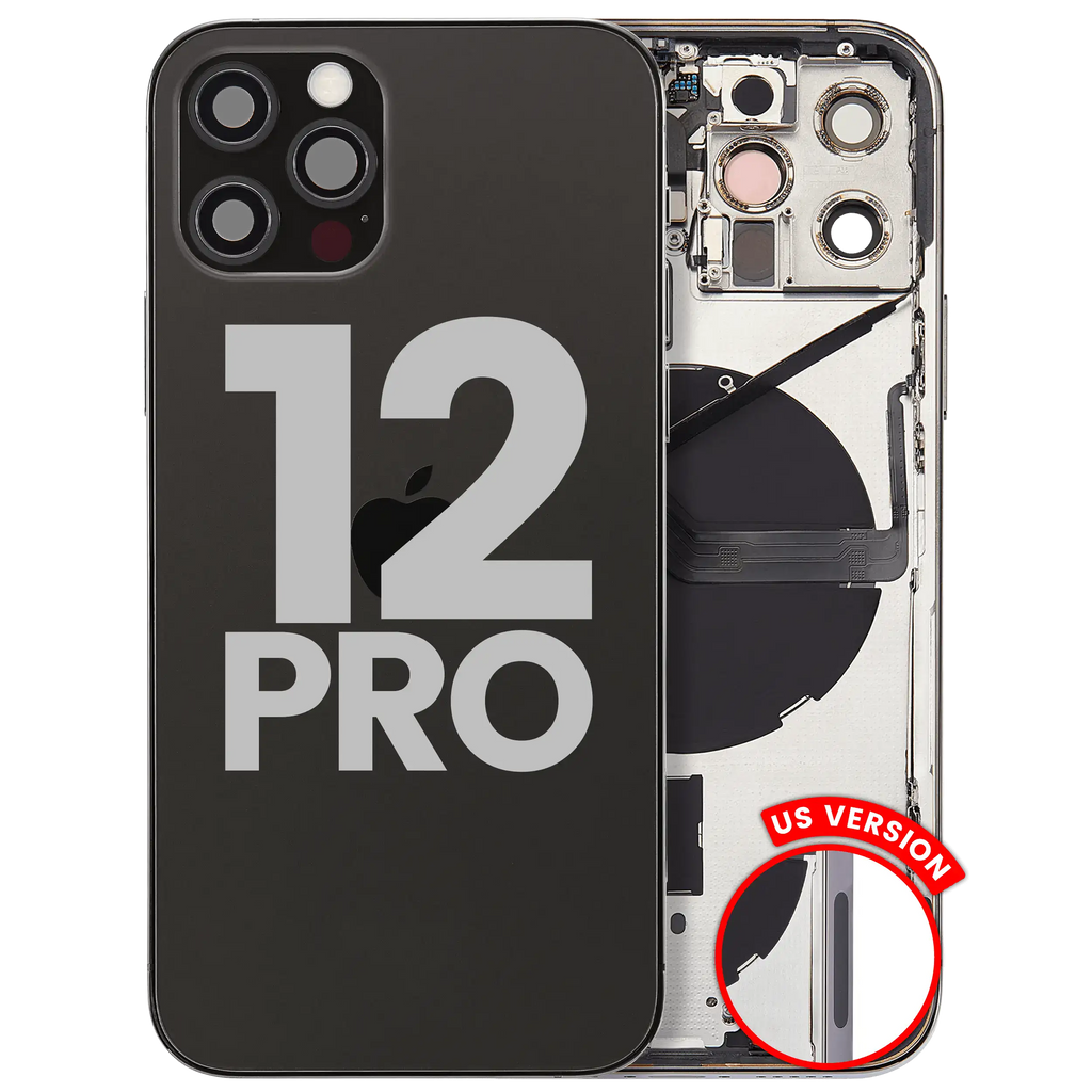 Gebrauchter Ausbau/Pull Qualität B – iPhone 12 Pro Backcover/Rahmen Graphit