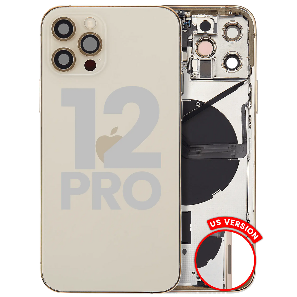 Gebrauchter Ausbau/Pull Qualität B – iPhone 12 Pro Backcover/Rahmen Gold