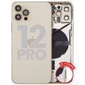 Gebrauchter Ausbau/Pull Qualität B – iPhone 12 Pro Backcover/Rahmen Gold