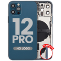 Backcover/Rahmen mit kleinen Komponenten für iPhone 12 Pro (US-Version) (Aftermarket Plus) (Pacific Blau)