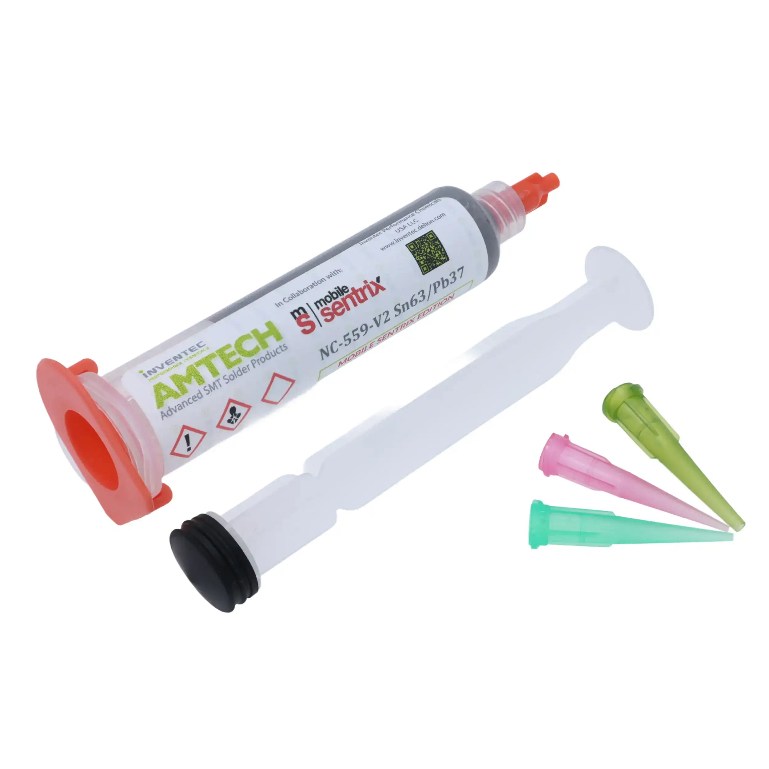 Solder Paste Sn63/Pb37 35g Syringe No-Clean (NC-559-V2) (Amtech)