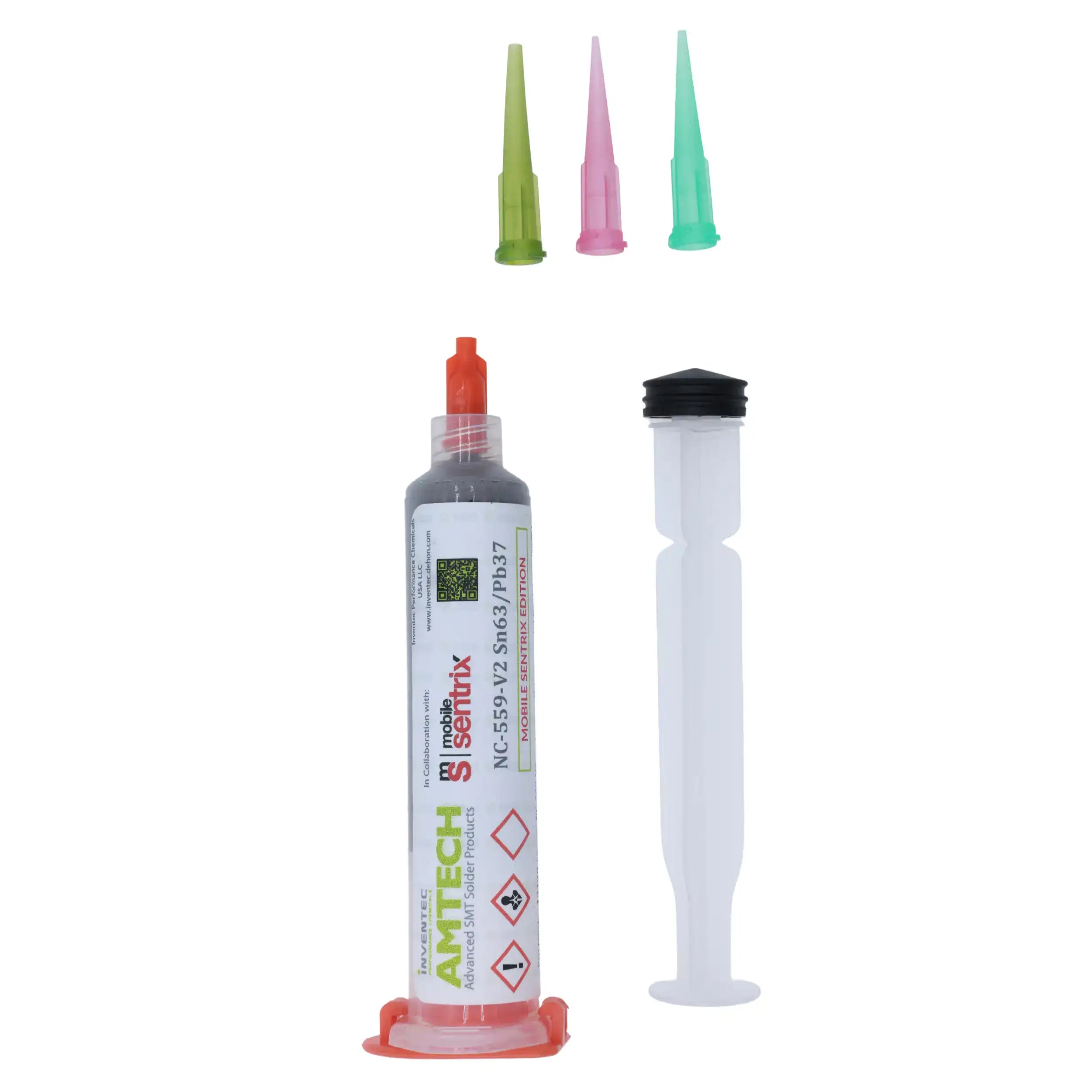 Solder Paste Sn63/Pb37 35g Syringe No-Clean (NC-559-V2) (Amtech)