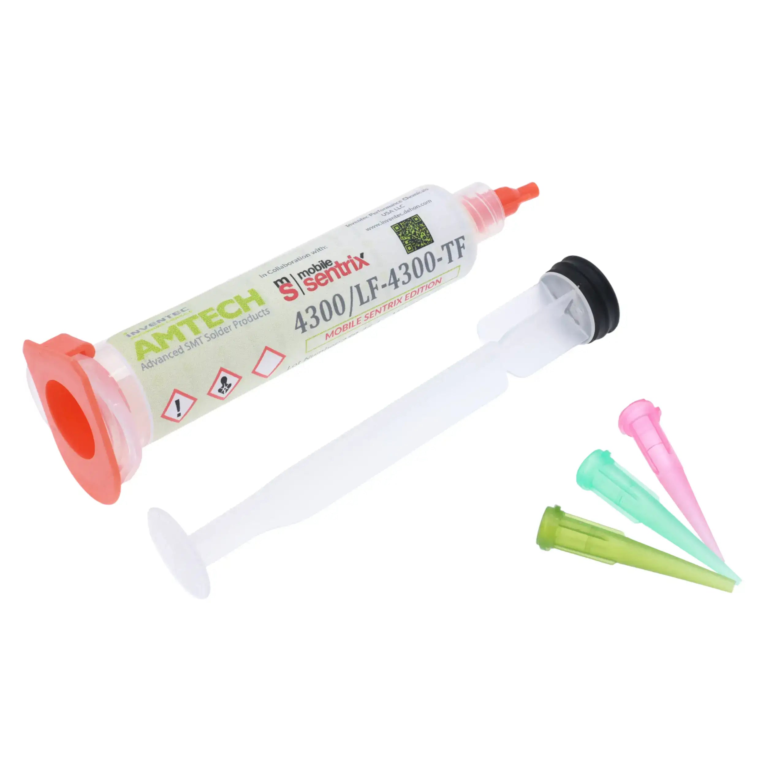 Amtech Sticky Flux Paste 10cc Syringe Water-Washable (LF-4300 / 16040)