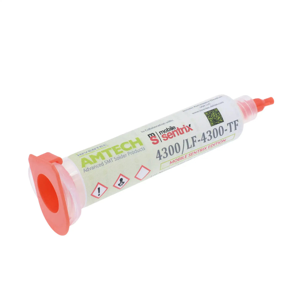 Klebrige Flussmittelpaste 10cc Spritze wasserwaschbar (LF-4300 / 16040) - Amtech