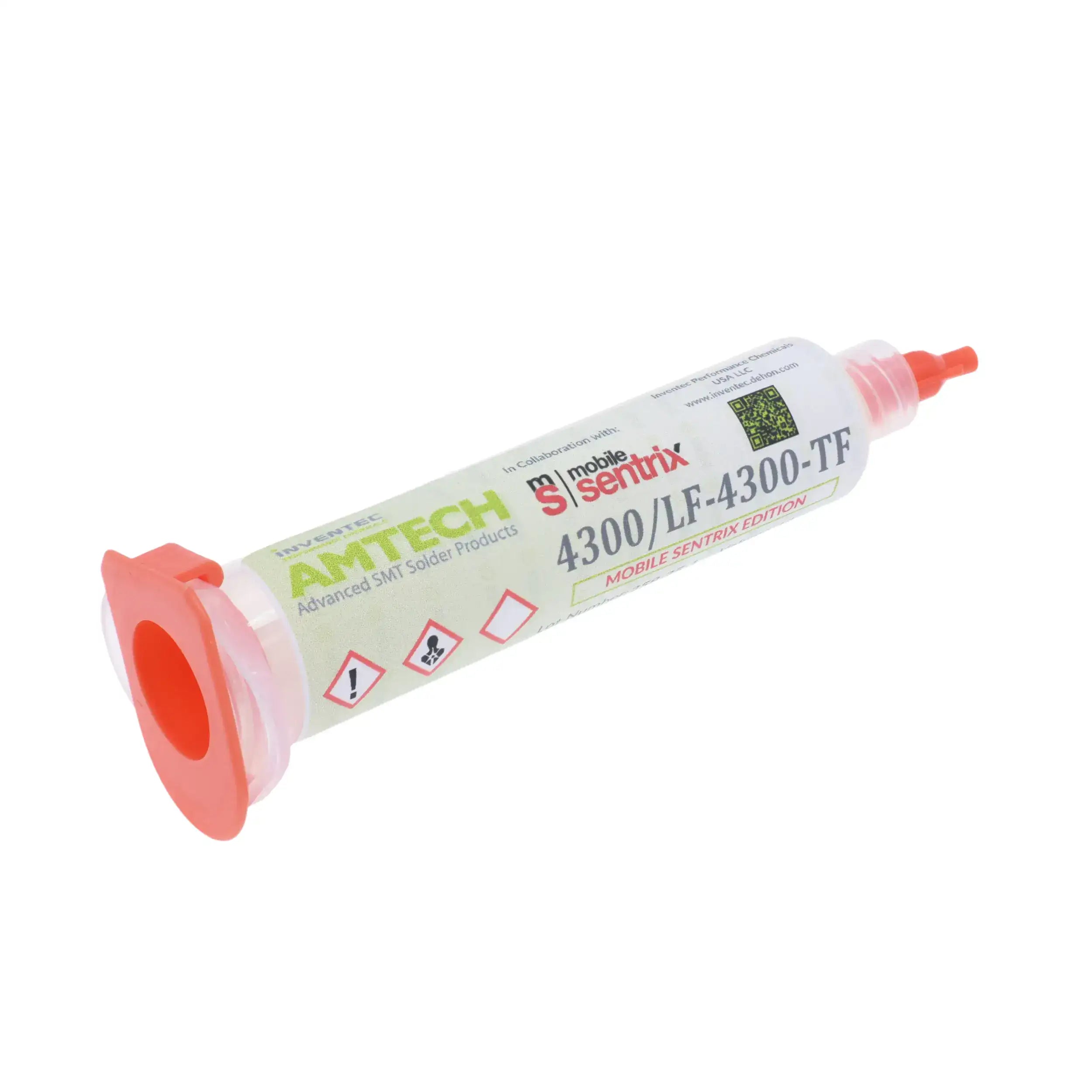 Amtech Sticky Flux Paste 10cc Syringe Water-Washable (LF-4300 / 16040)