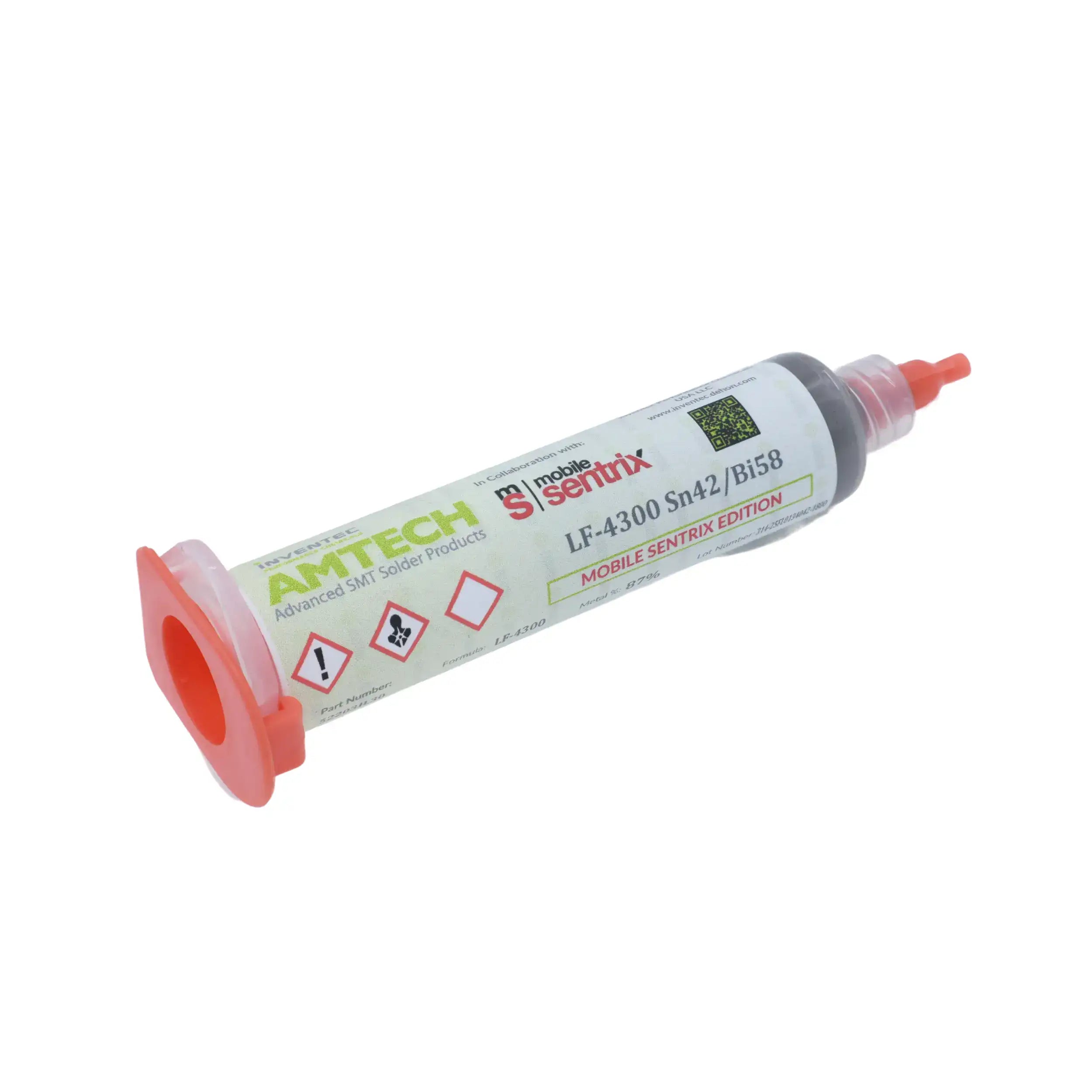 Solder Paste Sn42/Bi58 35g Syringe (LF-4300) (Amtech)