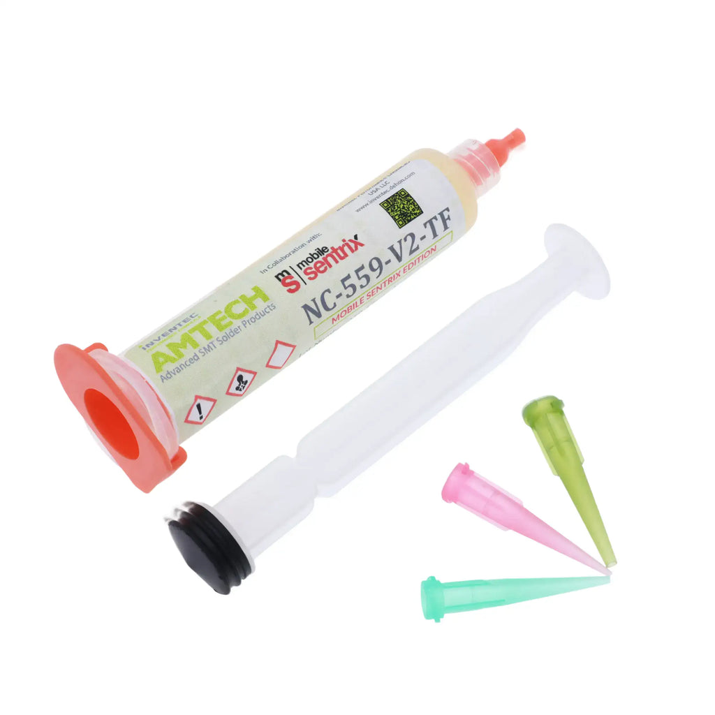 Amtech Klebrige Flussmittelpaste 10cc Spritze wasserlöslich (NC-559-V2 / 16150)