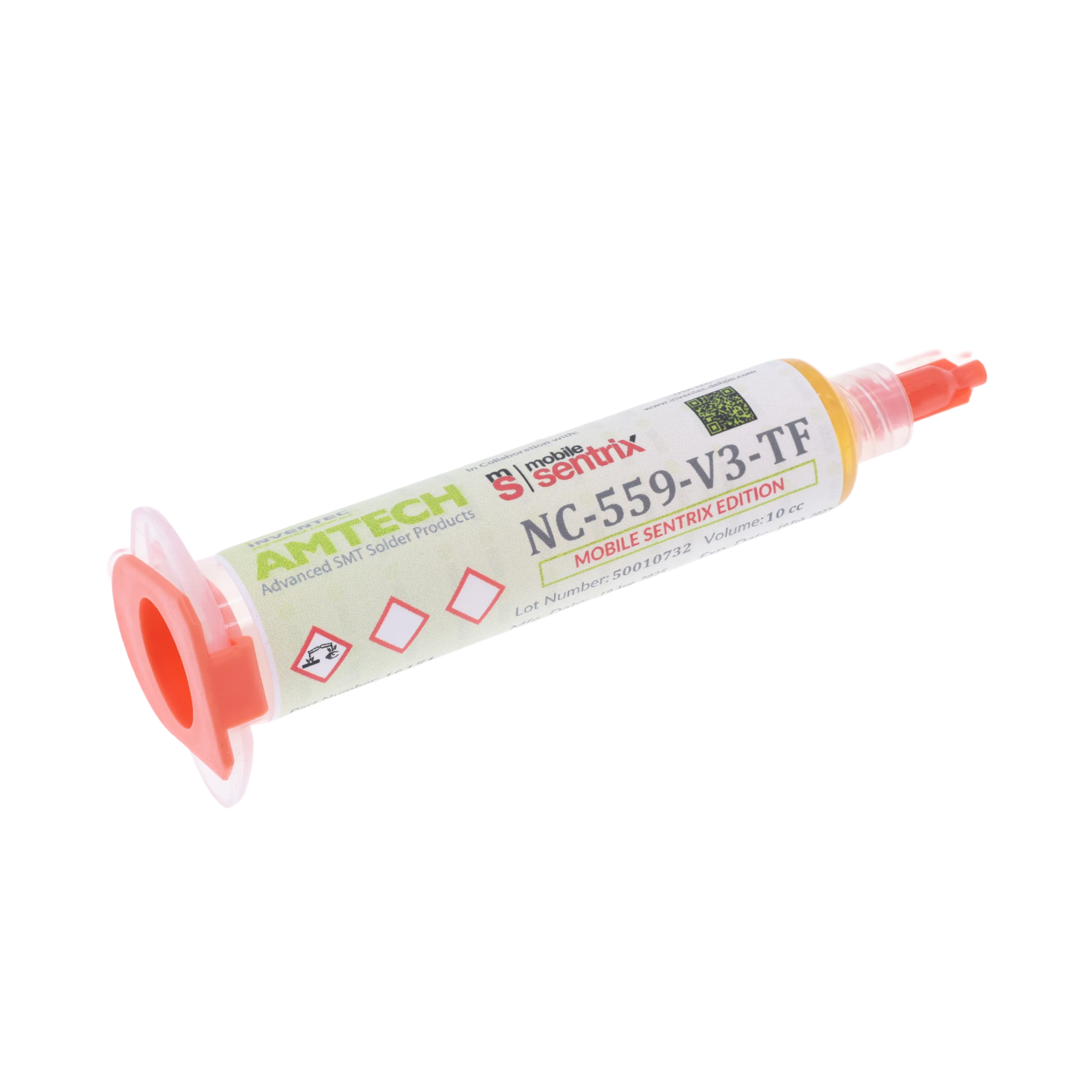 Tacky Flux Paste 10cc Syringe Water Washable (NC-559-V3-TF / 16151) (Amtech)